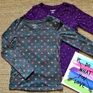 Cat & Jack Long Sleeve Tops Bundle